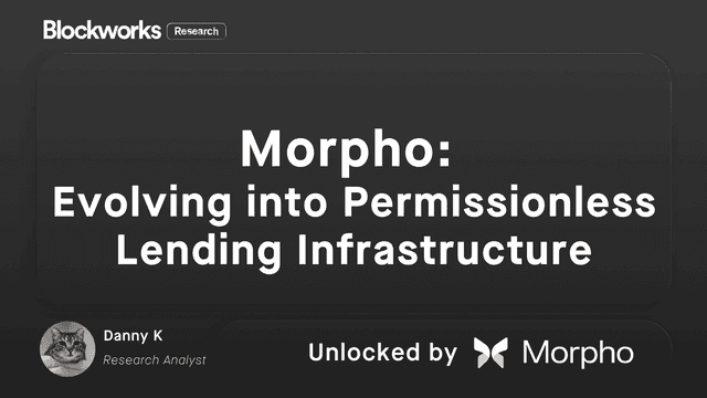 Morpho: Evolving into Permissionless Lending Infrastructure