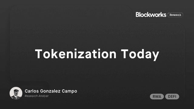 Tokenization Today