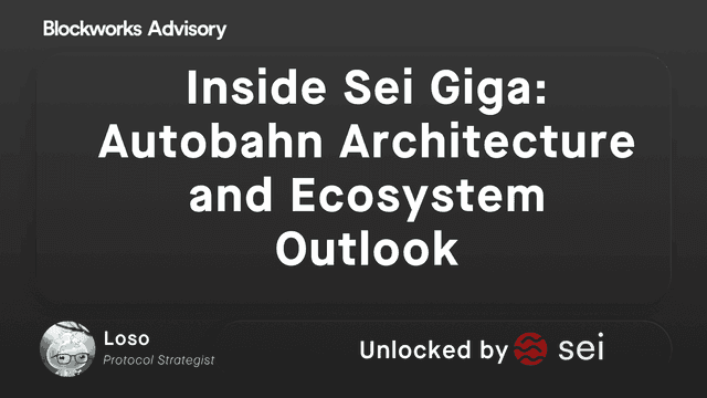 Inside Sei Giga: Autobahn Architecture and Ecosystem Outlook