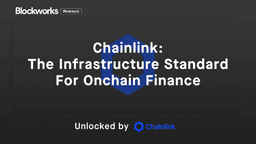 Chainlink: The Infrastructure Standard for Onchain Finance