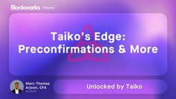 Taiko’s Edge: Preconfirmations & More