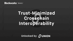 Trust-Minimized Crosschain Interoperability 