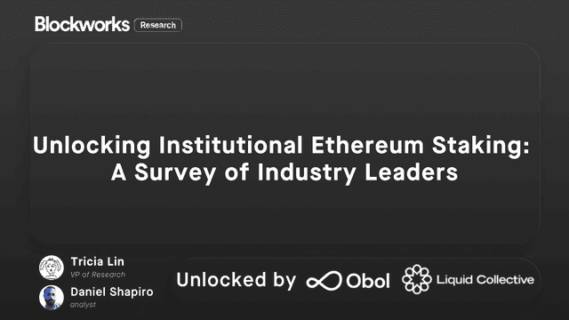 Unlocking Institutional Ethereum Staking: A Survey of Industry Leaders