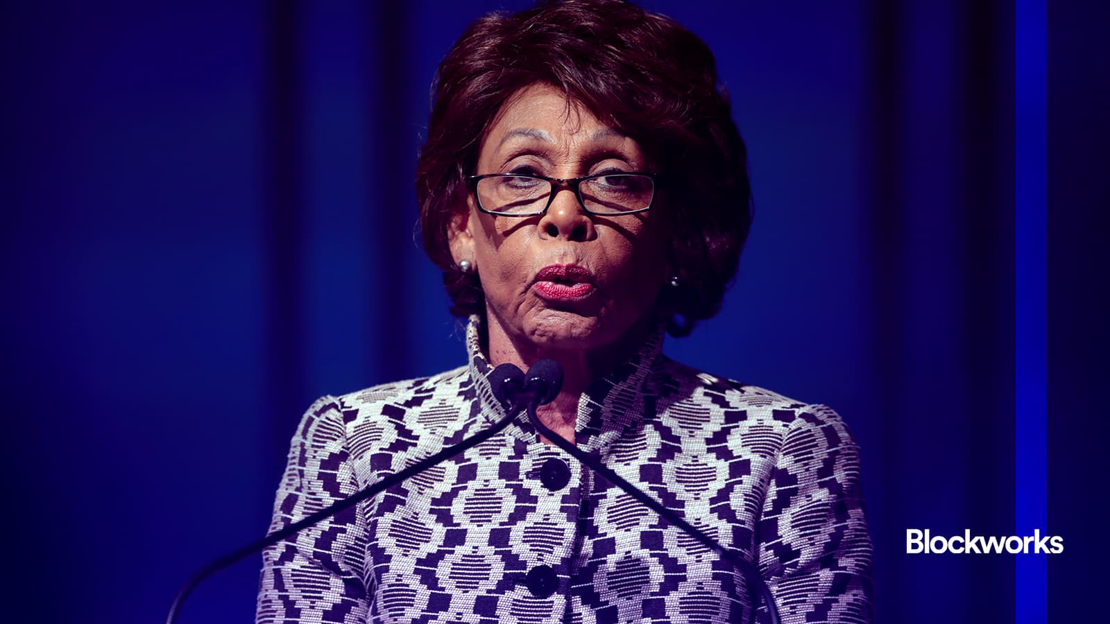 Rep. Waters blocks joint House crypto hearing, cites Trump conflict of interest