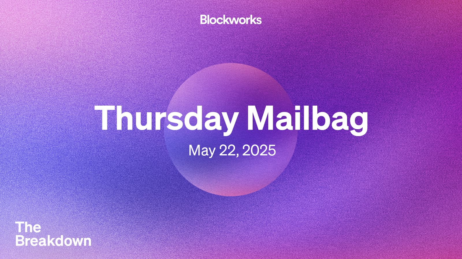 Thursday Mailbag: Micropayments, digital value and mission-driven crypto