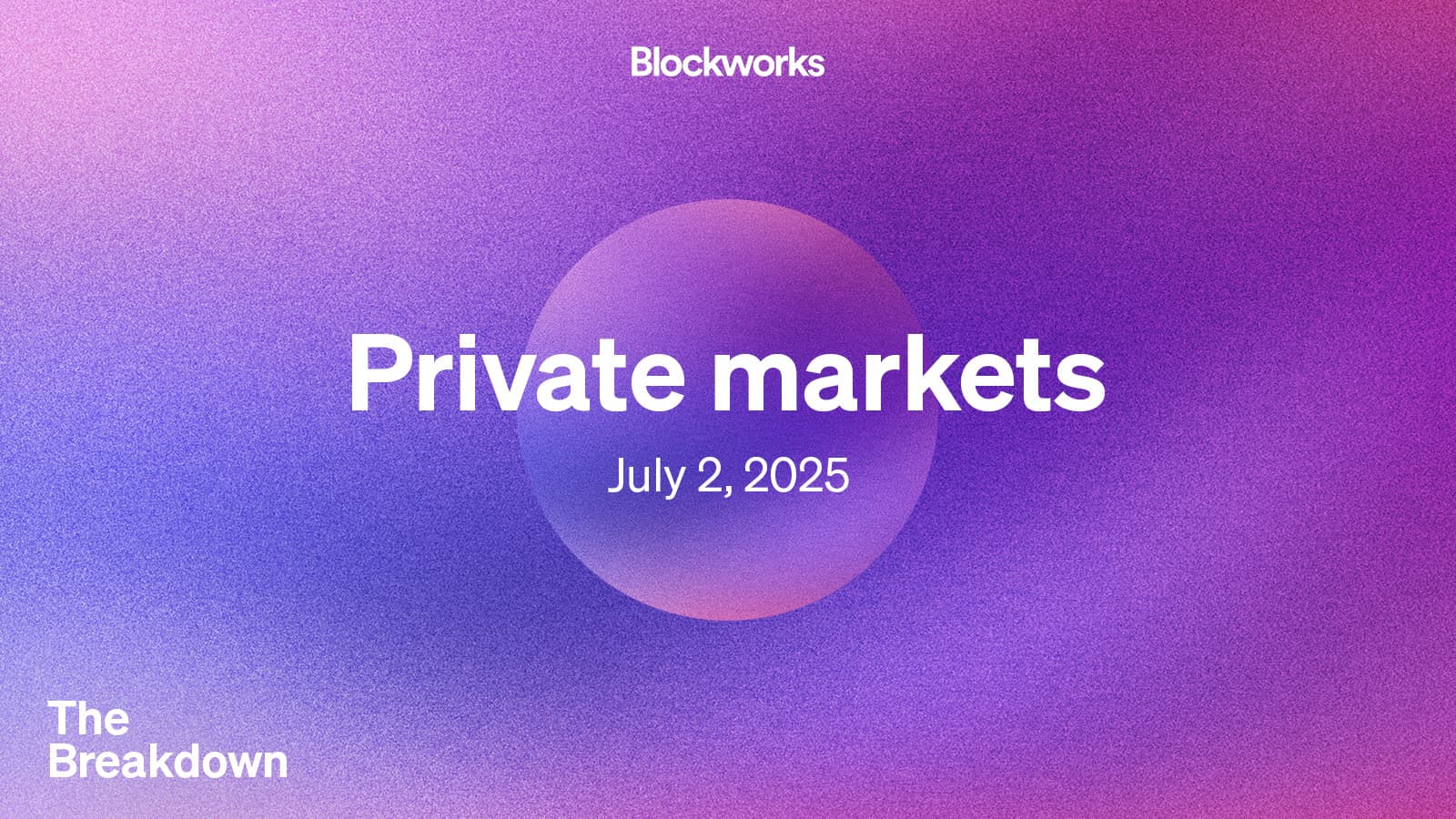 Crypto brings private markets to the public