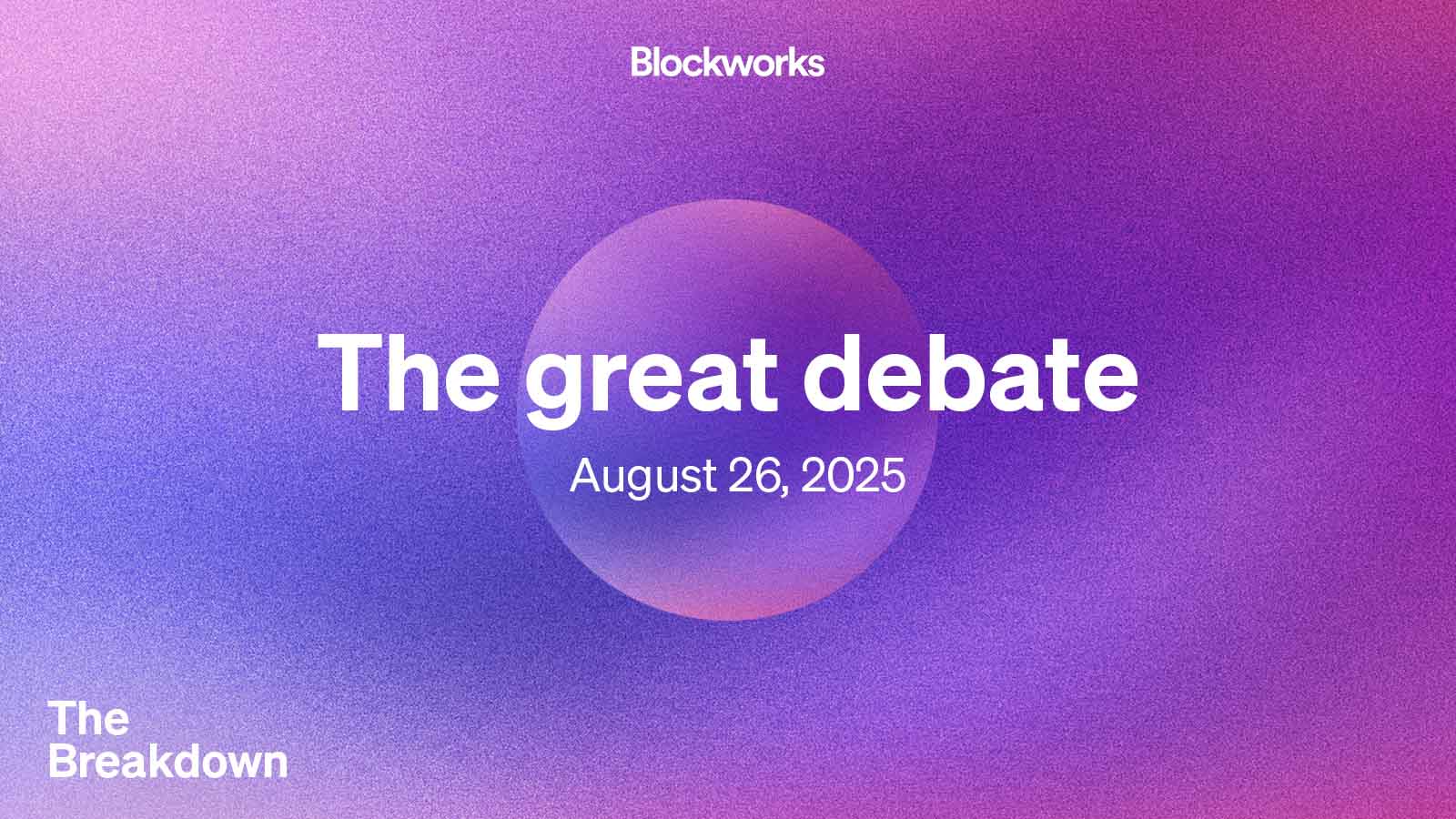 Will crypto be judged on substance or form?