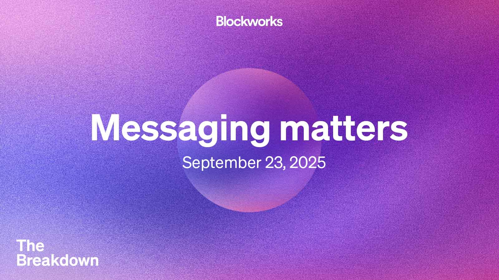 Ethereum is still workshopping its elevator pitch