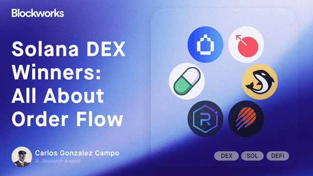 Solana DEX Winners: All About Order Flow