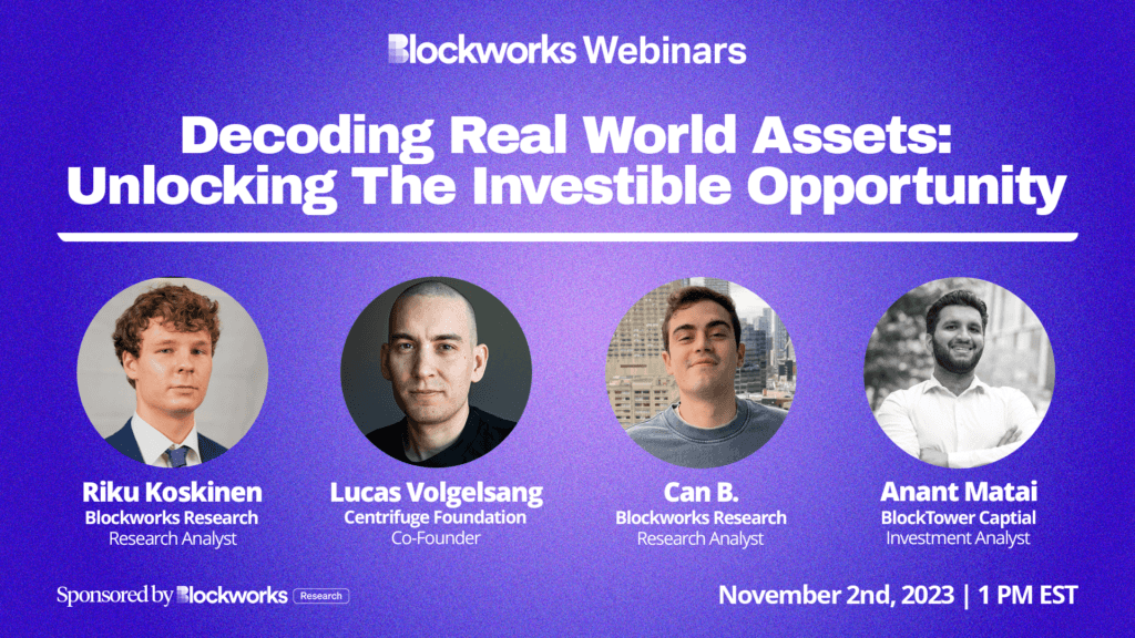 Decoding Real World Assets: Unlocking the Investible Opportunity ...