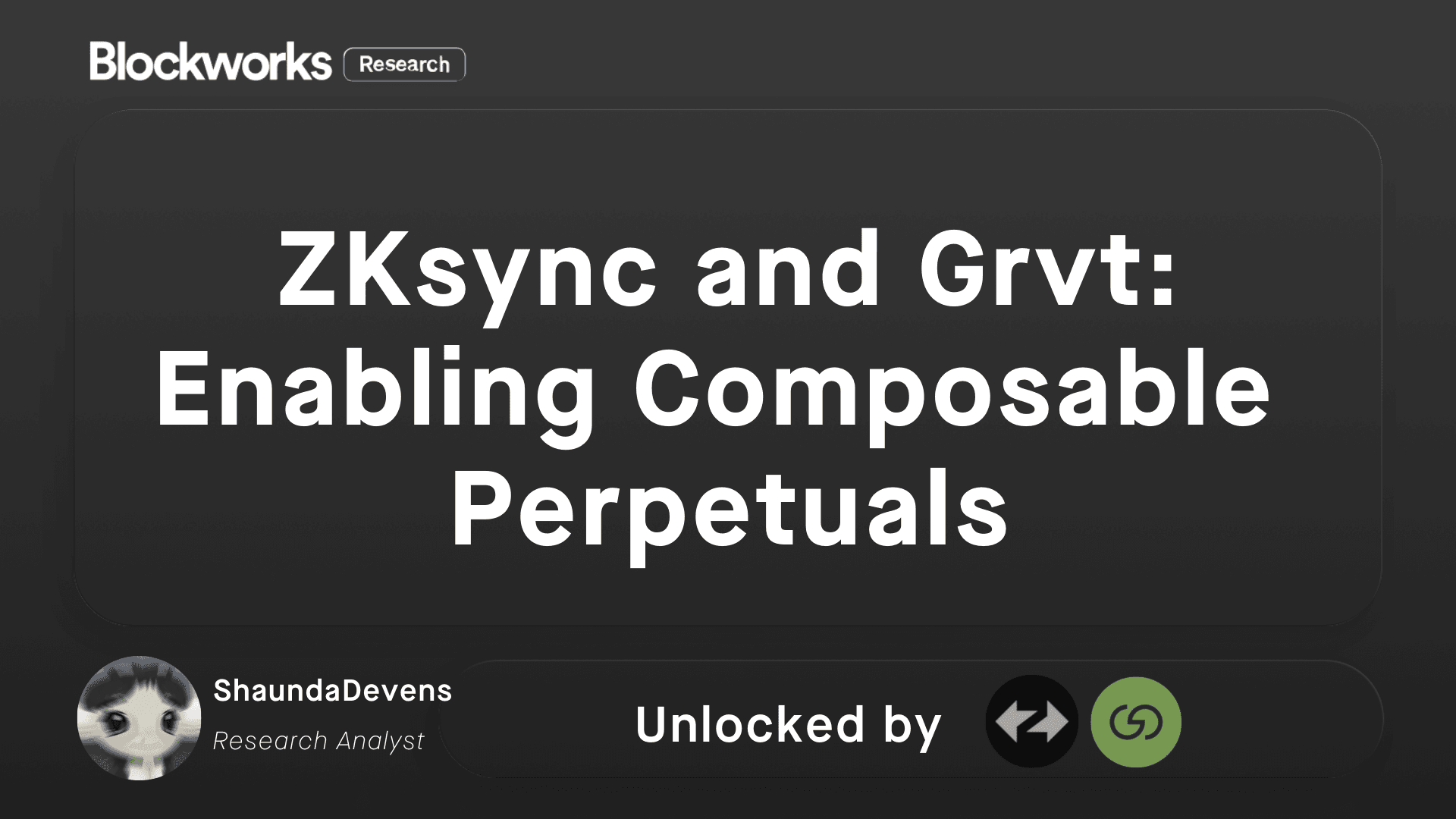 ZKsync and Grvt: Enabling Composable Perpetuals
